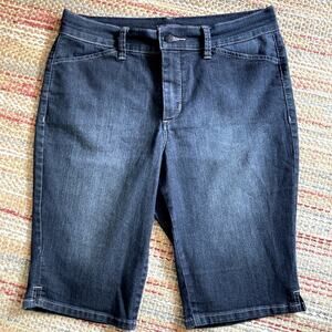 NYDJ Medium Wash Bermuda Denim Jean Shorts Size 8